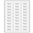 thumbnail image 1 of 30 UP Address Labels for Inkjet Printers 1" x 2-5/8", Pack of 4500 Labels, 1 of 10