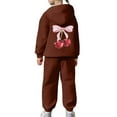 thumbnail image 5 of Tiijoy Toddler Girls 2 Piece Cherry Graphic Hoodie Sweatshirt Sweatpants Outfits, Sizes 3-4T, 5 of 6