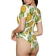 thumbnail image 2 of Balery Pineapple Body de cuello redondo de manga corta para mujer Tops de manga corta Tops básicos-Medium, 2 of 7