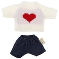 thumbnail image 2 of Lindo juguete de peluche / gato / oso / conjunto para vestir 6 muñecas Blanco, 2 of 9