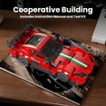 thumbnail image 4 of F81Z Classic Sports Car Building Kits, MOC Racing Car Toys Model, Vehicle Blocks Set Suitable for Boys to Build, House Decoration   Adults  (449 Pcs), 4 of 7