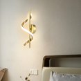 thumbnail image 1 of Lámpara Modernas de pared en espiral para sala de estar dormitorio mesita de noche luz de pasillo interior (cálida), 1 of 7