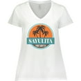thumbnail image 3 of Inktastic Sayulita Mexico Vacation Souvenir Women's Plus Size V-Neck T-Shirt, 3 of 5