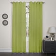 thumbnail image 1 of Kashi Home Holly Solid Semi-Sheer Grommet Single Curtain Panel, 1 of 7