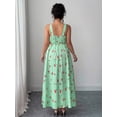 thumbnail image 2 of Plus Size Casual Vacation Sweet Plaid Cherry Pattern Camisole Dress, 2 of 10