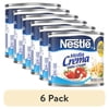 (6 pack) Nestle Media Crema Neutral Flavor Heavy Table Dairy Cream, 7.6 fl oz Can