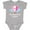 AC-Heather Grey, variant on Inktastic The Adventure Begins Hot Air Balloon Girls Girls Baby Bodysuit