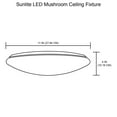 thumbnail image 4 of SUNLITE 16W 11in. Mushroom 4000K Cool White, 1050Lm LED Ceiling Fixture, 4 of 5