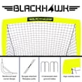 thumbnail image 4 of Franklin Sports Blackhawk Soccer Goal - Pop up - Indoor + Outdoor -  Adult + Kids - 4' x 3' - Yellow, 4 of 9