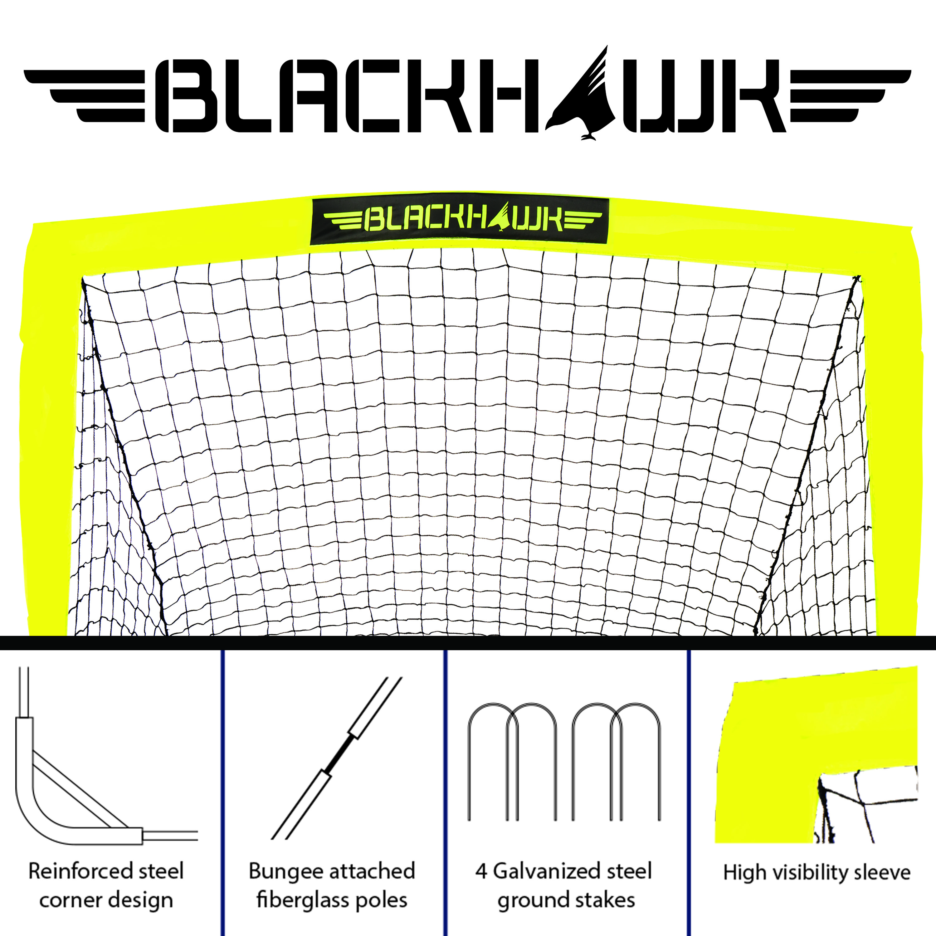 Franklin Sports Blackhawk 4x3 Pop-Up Soccer Goal photo 3