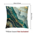 thumbnail image 4 of nygtbtfer Emerald Green and Gold Home Sofa Decorative Throw Pillow Covers Set  of 2 Green and Gold Living Room Bed Decor Couch Cushion Cover Pillow Covers Pillowcase White, 4 of 7