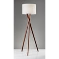 thumbnail image 3 of 20" X 20" X 63" Walnut Wood Floor Lamp, 3 of 3