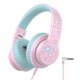 thumbnail image 1 of Auriculares iClever HS19S para niños, supraaurales, con cable, volumen de 85 dBA, 1 of 6