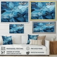 thumbnail image 4 of Designart "Glacier Glacial Geometric II" Landscapes Floater Framed Wall Decor, 4 of 7