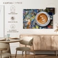 thumbnail image 5 of Elephant Stock Creative Latte Coffee Wall Art - Horizontal Canvas Wall Art - Dining Room Wall Decor - Food And Drink Canvas - Brown And Orange Decor - 12" x 8", 5 of 8