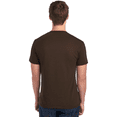 thumbnail image 3 of JERZEES Short Sleeve T-Shirt Chocolate Crewneck Shirts for Men, 50/50 Cotton/polyester Single Tee, Size M, 3 of 5