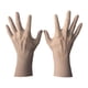 thumbnail image 1 of Maniquí de mano masculino, modelo de mano masculina, soporte para anillos, organizador de joyas, soporte para collar, 2 uds., 1 of 9