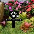 thumbnail image 4 of Elainilye Memorial Plaque, Pet Loss Garden Decor Cross Pet Memorial Stone Outdoor Keepsake, Black, 4 of 6