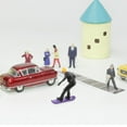 thumbnail image 4 of UPOUART Skiing People Figure for Decor Black Mini Toys Skiing 1Set for Micro Landscaping and Display, 4 of 8