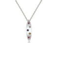thumbnail image 2 of Personalized Marquise Drop Birthstone Necklace in 14K Gold by Jewlster, 2 of 5