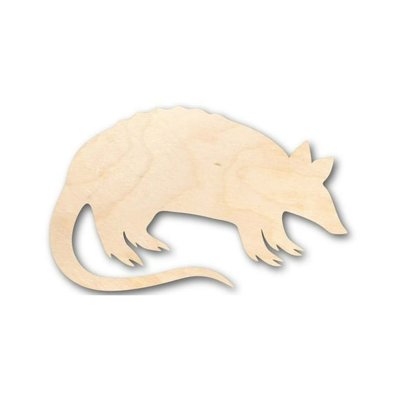 Unfinished Wood Armadillo Shape - Animal - Craft - up to 46" DIY 18" / 1/8"