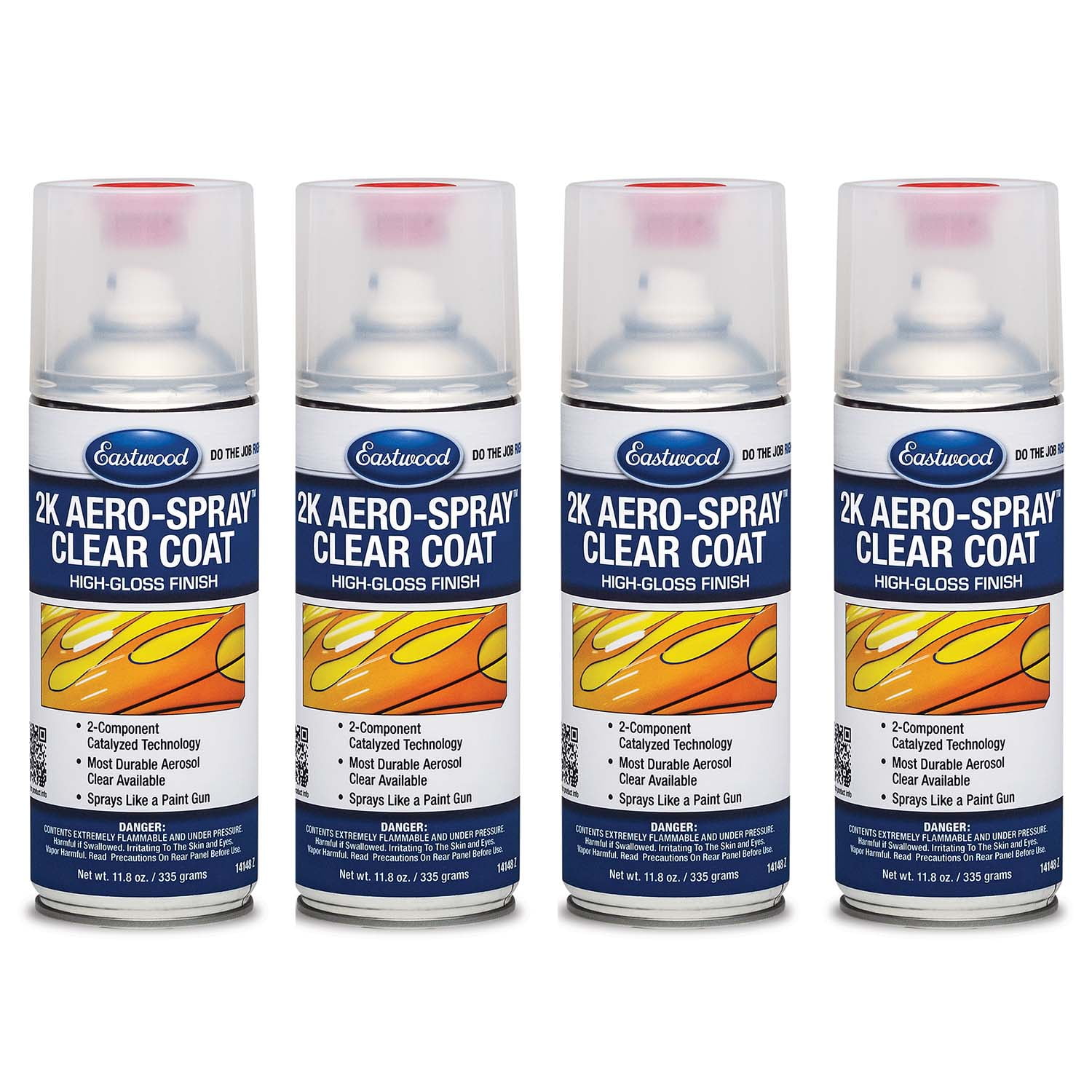 2K Clear Coat Aerosol Spray Can High Gloss (2) - ERA Paints