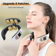 thumbnail image 4 of Masajeador Cervical Shiatsu Inteligente Con Calor, Masajeador De Cuello Eléctrico Con 4 Modos De Pulso 15 Niveles De Intensidad, Masaje De Amasamiento Profundo Inalámbrico Para, 4 of 5