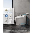thumbnail image 7 of KULAGAGA Smart Toilet with Bidet Built-in, Auto Open/Close Lid, One Piece Elongated Toilet with Instant Warm Water & Warm Air Dryer, Self-Cleaning Technology, Night Light, Tankless Toilet, ECO Mode, 7 of 7