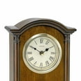 Bulova Clocks B7466 Dalton Battery Operated Decorative Mechanical Tabletop Clock, Walnut Finish