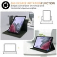 thumbnail image 4 of Dteck Case for Samsung Galaxy Tab A7 Lite 8.7 2021 Release (SM-T220 / T225), 90 Degree Rotating PU Leather Hybrid PC Hard Back Cover Case Fit Samsung Galaxy Tab A7 Lite 8.7 2021 Tablet, Galaxy, 4 of 8
