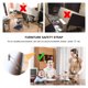 thumbnail image 3 of 2 juegos de correas de fijación para muebles, anticaídas, para seguridad infantil., 3 of 8