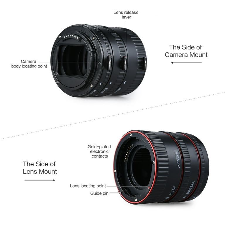 Lens adapter ,31mm Auto Tube Ef And Ef-s Of 35mm Slr Body And Lens