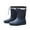 Blue, variant on Wellington Boots Men Mid-calf Wellies Waterproof Rain Boots Outdoor Garden Shoes