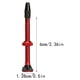 thumbnail image 2 of Naiovety 2 piezas Universal bicicleta 60mm neumático sin cámara válvula recta montaña carretera bicicleta neumático válvulas DIY piezas de Ciclismo Rojo, 2 of 6