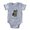 Heather Gray, variant on CafePress - I Love My Yorkie - Cute Infant Baby Football Bodysuit