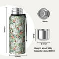 thumbnail image 7 of 20 Oz Maltese Dog and Flower Floral Coffee Tumbler Double Wall Insulated Stainless Steel Water Bottle | Metal Reusable Thermoses Flask with Cup Cap | Leak & Sweat Proof with Anti-Dust Lid, 7 of 7