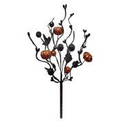 11" Black & Orange Pumpkin & Berry Spray by Ashland-Halloween Decorations for Home