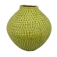 thumbnail image 2 of Evans Accent Vase, Embossed Textured Surface, Green Ceramic 14 Inch, 2 of 6