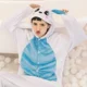 thumbnail image 3 of Disfraces de Cosplay de rana de Anime para adultos, mono verde, Navidad, Carnaval, pijamas divertidos para hombres y mujeres, Kigurumi, 3 of 5