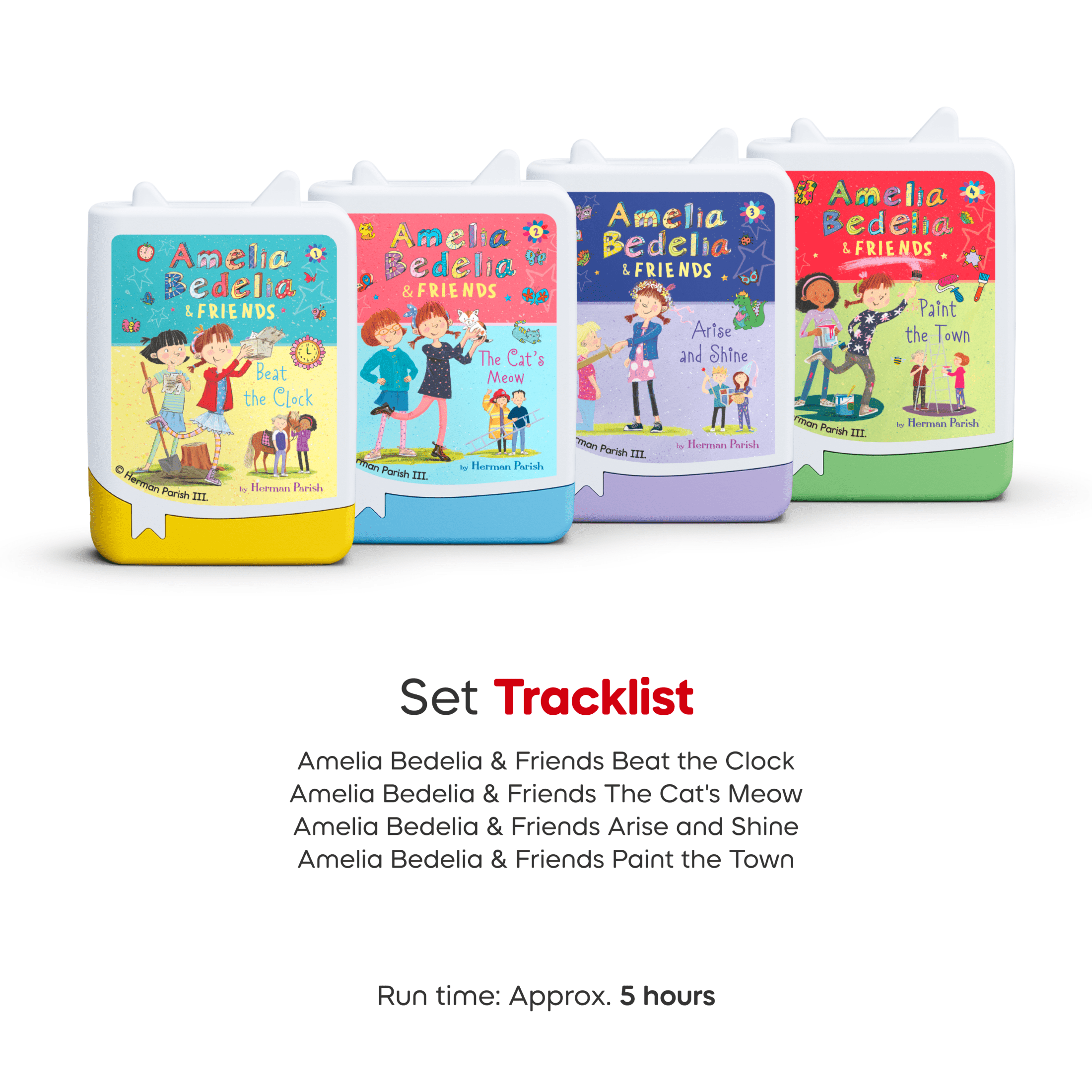 tonies Amelia Bedelia Audiobook Set - 4 Pack, Age Group 6+