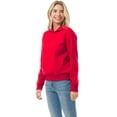 thumbnail image 6 of MixMatchy Women's Solid Cozy Half Zip-Up Pullover Sweater Top, 6 of 7