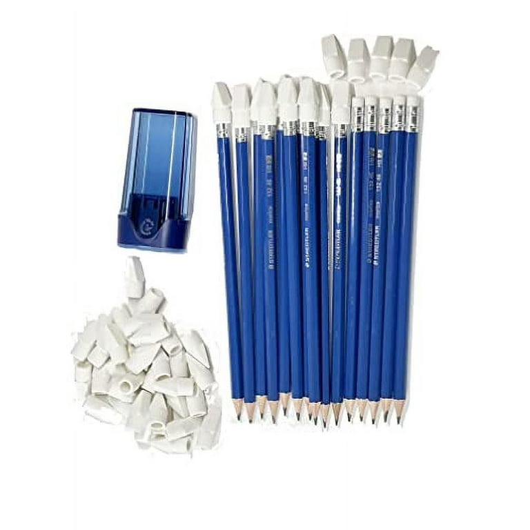 STAEDTLER Pencil, pencil sharpener (set of 50 Neon exam pencils