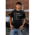 thumbnail image 5 of Christian Faith Forwarding to Heaven Plus Size Crewneck Graphic Tee Shirt Brisco Brands 4X, 5 of 6