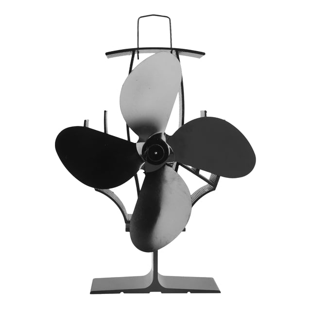 Ventilador de chimenea ventilador de estufa de aluminio para el hogar para estufa de leña para sala de estar LHCER Otros