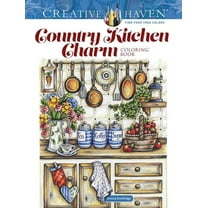 Creative Haven Coloring Books: Creative Haven Country Kitchen Charm Coloring Book (Paperback)