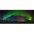 thumbnail image 2 of Samuelsen, Roy 14x8 Gold Ornate Wood Framed with Double Matting Museum Art Print Titled - Northern Lights, 2 of 4