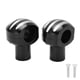 thumbnail image 1 of Motorcycle Handlebar Riser 25mm CNC Universal Motorcycle Handlebar Clamp Round Head with Stripe Handlebar LifterBlack, 1 of 5