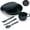 3.Green, variant on Camping Mess Kit with Bowl, Plate, Cup, Spoon, Fork, and Carry Bag, Plastic Camping Accessories Essentials Gear for Travel, Camping, Picnic, Outdoor, Easy to Carry & Store