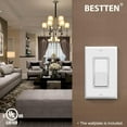 thumbnail image 5 of EcoNesxp UL White Wall Light Switch, 5 of 5