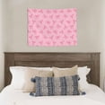 thumbnail image 5 of Bingfone Pink Bows Tapestry Wall Hanging Decor for Living Room Bedroom Dorm Classroom Office Decor 29x37 Inch, 5 of 8